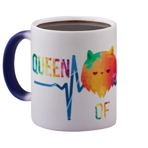 Mug Bunglon QUEEN OF CATS