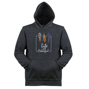 Jaket Hoodie Life is colorful