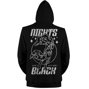 Jaket Hoodie NIGHTS AINT ALWAYS BLACK 2