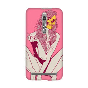 Pink Skull Girl Casing HP