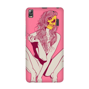 Pink Skull Girl Casing HP