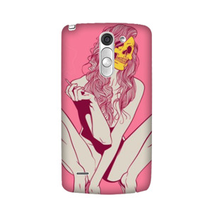 Pink Skull Girl Casing HP