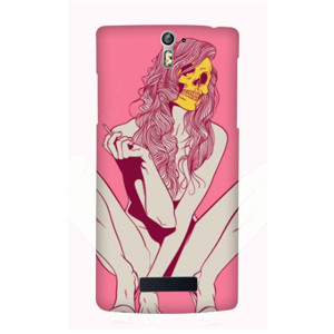 Pink Skull Girl Casing HP