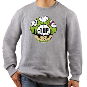 Jaket Sweater -1UP Zombie