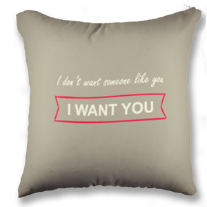 Bantal Simple Picture - Quote about Love