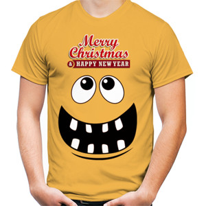 Kaos Merry Christmas And Happy New year