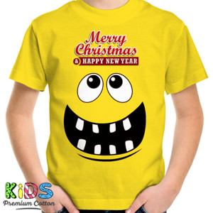 Kaos Merry Christmas And Happy New year