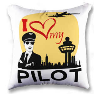 Bantal I Love My Pilot