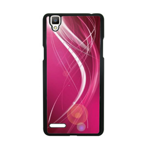 case pink abstrak girl Casing HP