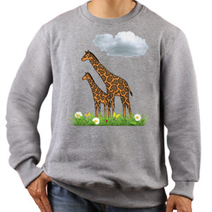 Jaket Sweater Giraffe