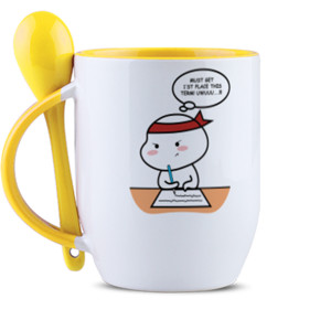 Mug Sendok Quby must Get First Place this Term!