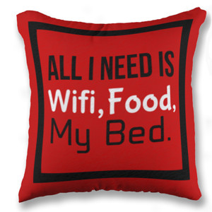Bantal Motif All I Need