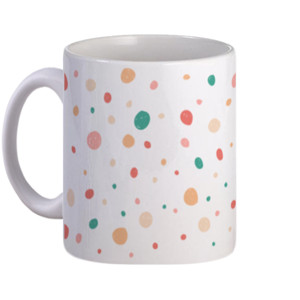 Mug Polkadot Warna-Warni