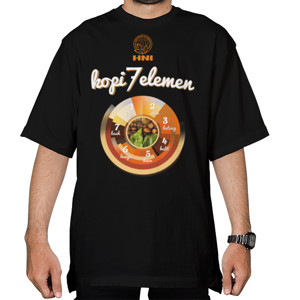 Kaos Oversize Kopi 7 Elemen HNI