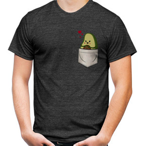 Kaos Avocado pocket