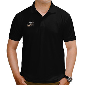 Kaos Polo DISTRO Collection G_BLACK FOREVER