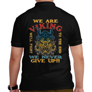 Kaos Polo Hoodie Viking