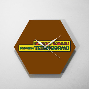 Jam Dinding Berbuat Baik Kepada Tetangga