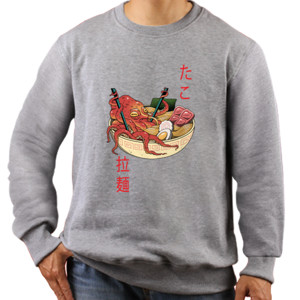 Jaket Sweater Japanese Art - Tako Ramen