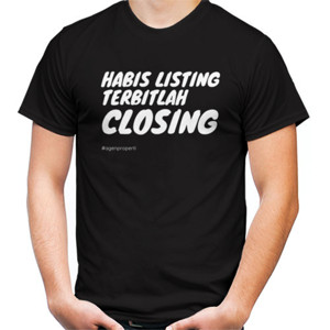 Kaos Habis Listing Terbit Closing Redmango Premium