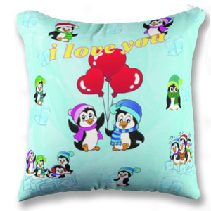 Bantal Penguin I love you