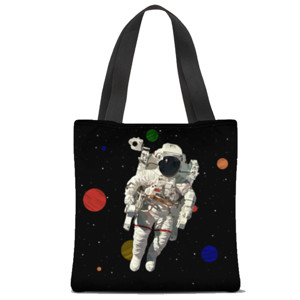 Tas Tote Fullprint Astronaut - Totebag Fullprint