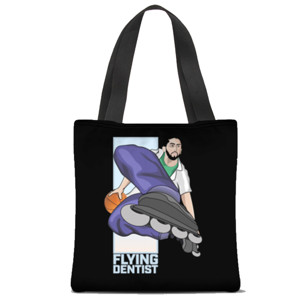 Tas Tote Fullprint Tote Bag Flying Dentist