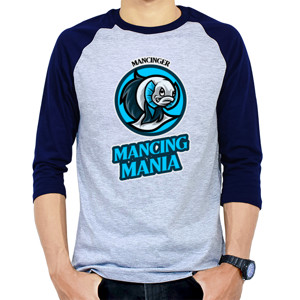 Kaos Raglan Kaos Tema Mancinger - Mancing Mania