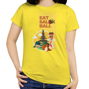 Kaos Eat Salak Bali - Wanita