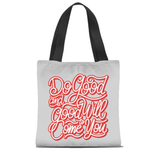 Tas Tote Fullprint Do Good And Good Will To Come You