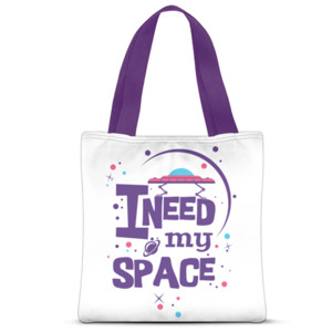 Tas Tote Fullprint I Need My Space