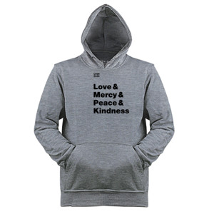 Jaket Hoodie #LoveMercyPeaceKindness
