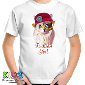 Kaos Fashion Cat 