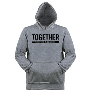 Jaket Hoodie Together Friend Forever