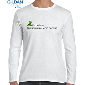 Kaos Kaos Pria Mulut Berbisa Lengan Panjang by Co_mbro