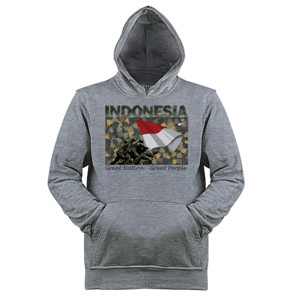 Jaket Hoodie Indonesia Army