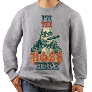Jaket Sweater Im The Boss
