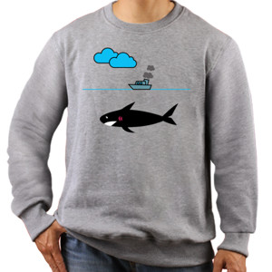 Jaket Sweater Sea Live