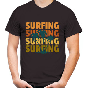Kaos Red Mango Men Shirt - Surfing Surfing