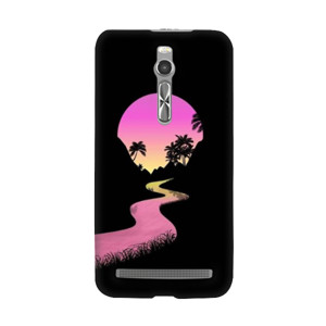 case lucu unik moon stare night Casing HP