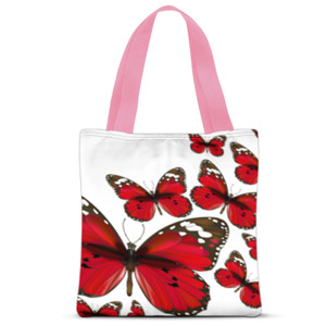Tas Tote Fullprint Tas tote Butterfly Full Frint