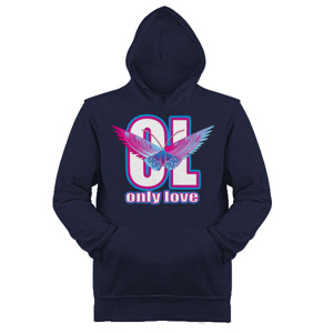 Jaket Hoodie only love 2