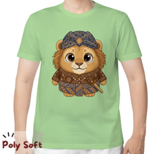 Kaos Kaos Singa Jawa Poly Soft Kids Cute
