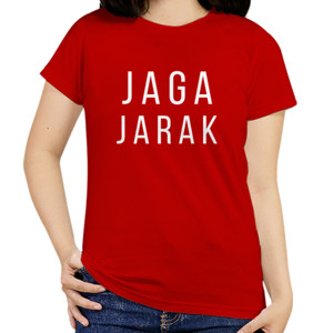 Kaos KAOS KATA-KATA - JAGA JARAK - KAOS DISTRO