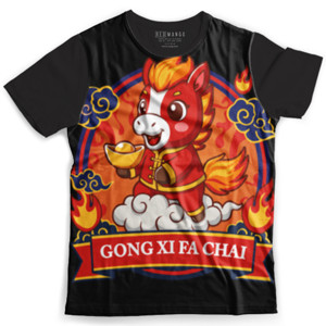 Kaos Fullprint Gong Xi Fa Chai Lucky Year