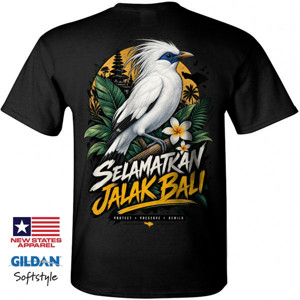 Kaos SELAMATKAN JALAK BALI