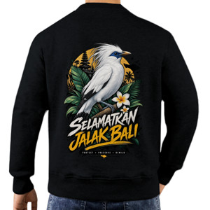 Jaket Sweater SELAMATKAN JALAK BALI