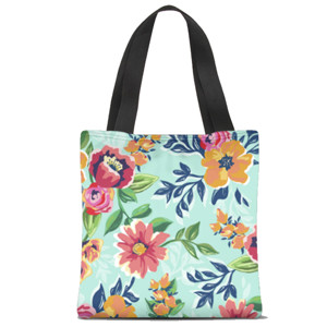 Tas Tote Fullprint FLOWER