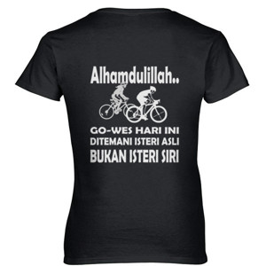 Kaos Kaos Sepeda Pencinta Gowes Design Belakang