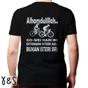 Kaos Kaos Sepeda Pencinta Gowes Design Belakang
